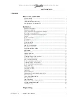 Preview for 2 page of Danfoss VLT 2800 Instruction Manual