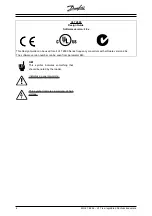 Предварительный просмотр 4 страницы Danfoss VLT 2800 Manual