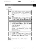 Preview for 2 page of Danfoss VLT 2811 Quick Manual