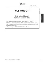 Preview for 4 page of Danfoss VLT 4000 VT Instruction Manual