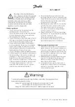 Preview for 5 page of Danfoss VLT 4000 VT Instruction Manual