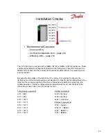 Preview for 12 page of Danfoss VLT 5000 Series Installation Startup Check List