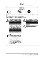 Предварительный просмотр 7 страницы Danfoss VLT 5000 Series Instruction Manual