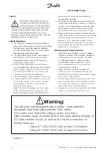 Preview for 5 page of Danfoss VLT 5042 Operating Instructions Manual