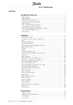 Preview for 1 page of Danfoss VLT 7000 Series Manual