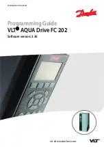 Предварительный просмотр 1 страницы Danfoss VLT AQUA Drive FC 202 Programming Manual