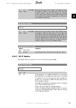 Preview for 243 page of Danfoss vlt aqua Programming Manual