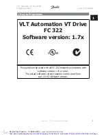 Preview for 5 page of Danfoss VLT Automation VT Drive FC 322 Programming Manual