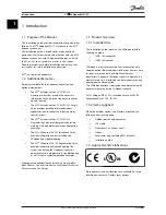 Предварительный просмотр 4 страницы Danfoss VLT AutomationDrive FC 301 Installation Manual