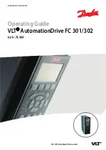 Предварительный просмотр 1 страницы Danfoss VLT AutomationDrive FC 301 Operating Manual