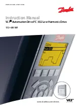 Предварительный просмотр 1 страницы Danfoss VLT AutomationDrive FC 302 Instruction Manual