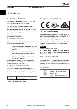 Предварительный просмотр 6 страницы Danfoss VLT AutomationDrive FC 302 Operating Manual