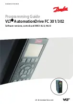 Danfoss VLT AutomationDrive FC 302 Programming Manual preview
