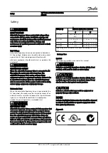 Preview for 2 page of Danfoss VLT AutomationDrive FC 303 Instruction Manual