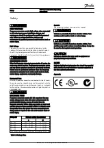 Preview for 1 page of Danfoss VLT AutomationDrive Operating Instructions Manual