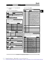 Предварительный просмотр 126 страницы Danfoss VLT AutomationDrive Programming Manual