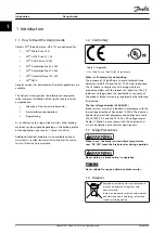 Предварительный просмотр 6 страницы Danfoss VLT Brake Resistor MCE 101 Design Manual