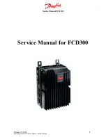 Preview for 1 page of Danfoss VLT Decentral FCD 300 Service Manual