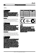 Preview for 3 page of Danfoss VLT FC 103 Instruction Manual