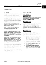 Предварительный просмотр 9 страницы Danfoss VLT FC 103 Service Manual