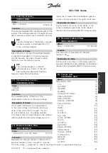 Preview for 67 page of Danfoss VLT FCD 303 Operating Instructions Manual