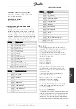 Preview for 105 page of Danfoss VLT FCD 303 Operating Instructions Manual