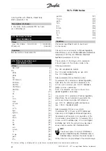 Preview for 62 page of Danfoss VLT FCM 305 Manual