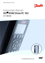Preview for 1 page of Danfoss VLT HVAC Drive FC 102 Instruction Manual