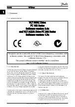 Preview for 2 page of Danfoss VLT HVAC Drive FC 102 Instructions Manual