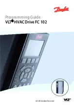 Danfoss VLT HVAC Drive FC 102 Programming Manual preview