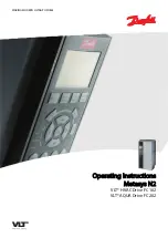 Danfoss VLT HVAC Drive Metasys N2 Operating Instructions Manual preview