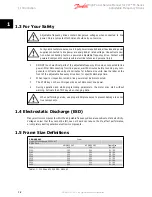 Предварительный просмотр 13 страницы Danfoss VLT HVAC FC 100 Service Manual