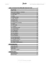 Предварительный просмотр 2 страницы Danfoss VLT HVACDrive Instruction Manual