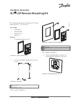 Preview for 1 page of Danfoss VLT LCP 11 Installation Instructions