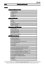 Предварительный просмотр 2 страницы Danfoss VLT Micro Drive FC 51 Series Design Manual