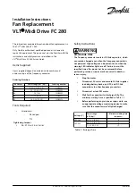 Danfoss VLT Midi Drive FC 280 Installation Instructions предпросмотр