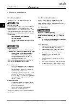 Предварительный просмотр 12 страницы Danfoss VLT Midi Drive FC 280 Operating Instructions Manual