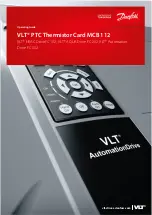 Danfoss VLT PTC Thermistor Card MCB 112 Operating Manual preview