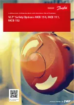 Danfoss VLT Safety Option MCB 150 Installation Manual preview