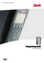 Preview for 1 page of Danfoss VLT series Programming Manual