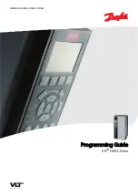 Danfoss VLT series Programming Manual preview