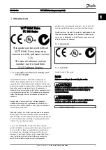 Предварительный просмотр 4 страницы Danfoss VLT series Programming Manual