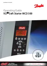 Danfoss vlt soft starter mcd 500 Operating Manual preview