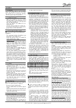 Предварительный просмотр 5 страницы Danfoss VSH Series Instructions Manual