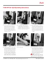 Preview for 8 page of Danfoss Weatherhead COLL-O-CRIMP T-480 Set Up And Operating Instructions Manual