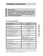 Preview for 3 page of Danfoss WP75- RF Installation & User'S Instructions