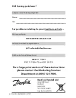 Preview for 20 page of Danfoss WP75- RF Installation & User'S Instructions