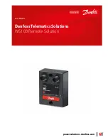 Preview for 1 page of Danfoss WS103 User Manual