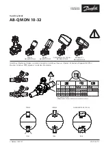 Предварительный просмотр 1 страницы Danfuss AB-QM DN 10-32 Operating Manual