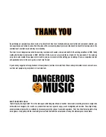 Preview for 3 page of Dangerous Music 2-BUS+ User Manual